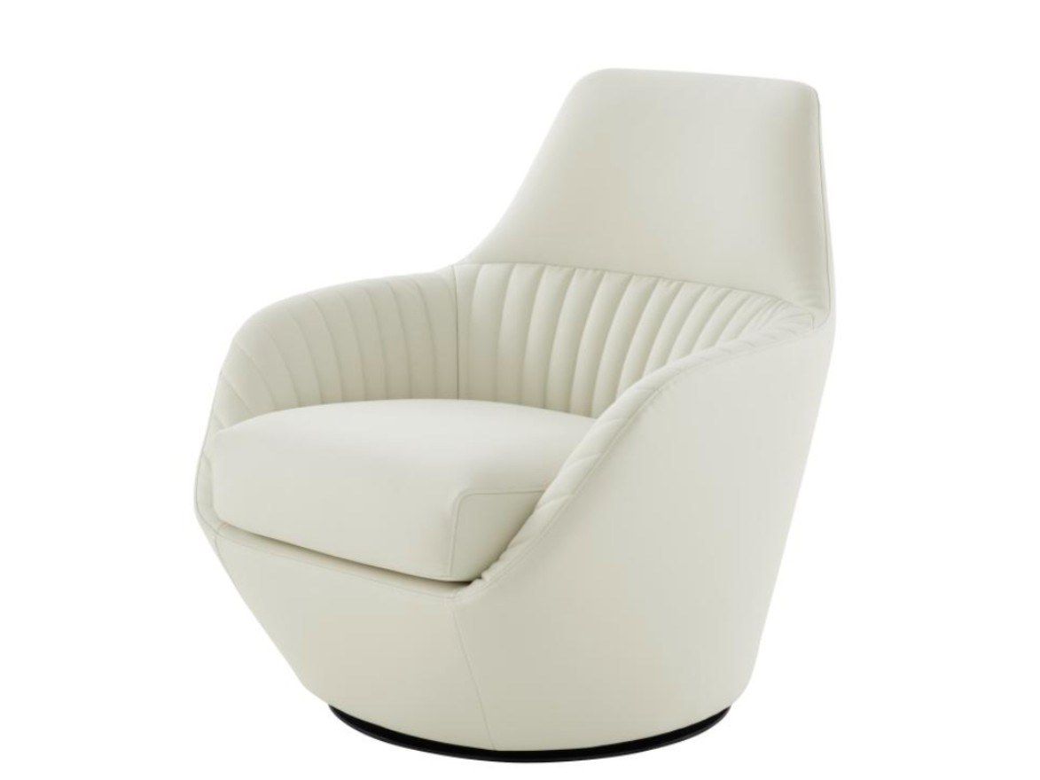 Тканевое вращающееся кресло с подлокотниками Ligne Roset Amédée ARCH-00039019 - Вид №1