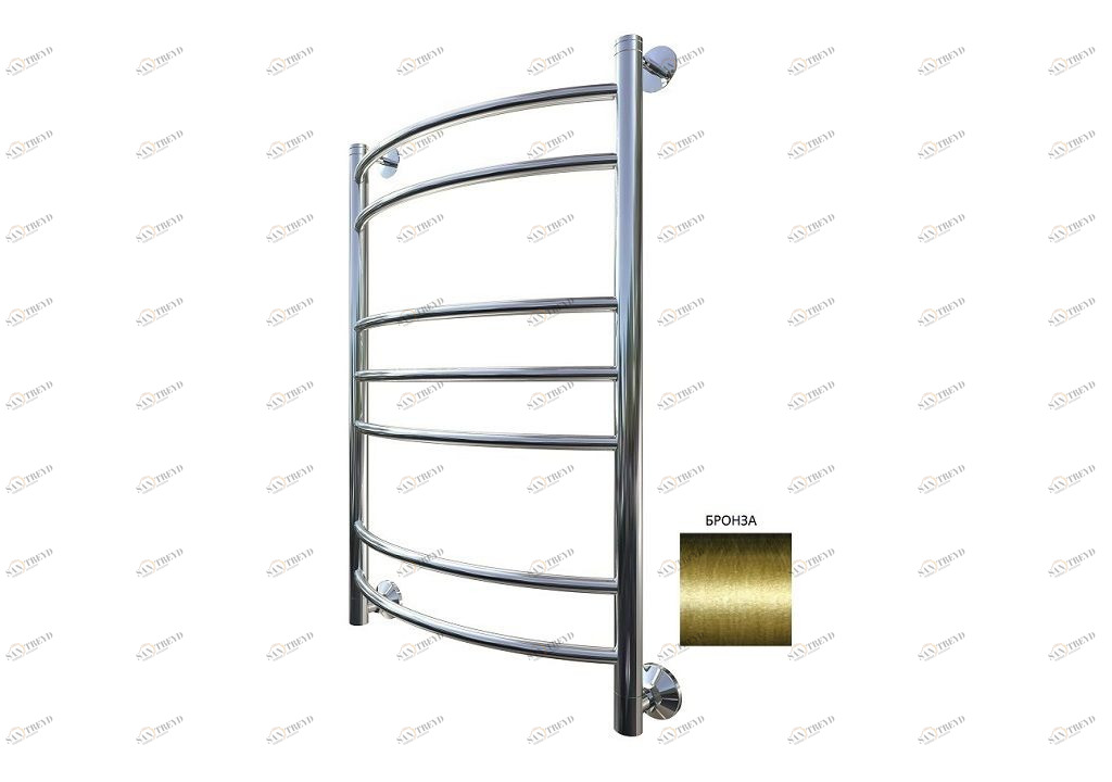 Полотенцесушитель водяной Aquanet Romeo(г2) 800x400 бронза 00234488