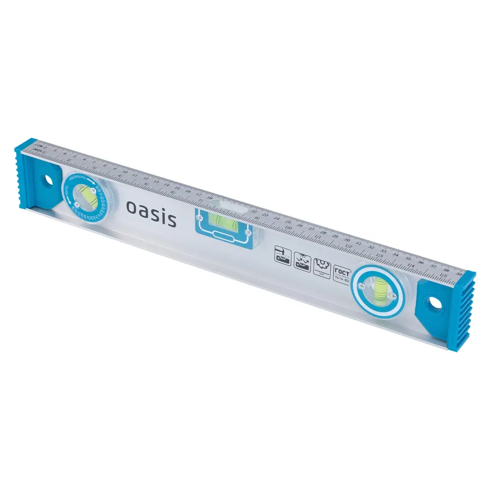 Строительный уровень Oasis 400 мм с тремя глазками для точного выравнивания 89428259 STLM-1574675 - Вид №2