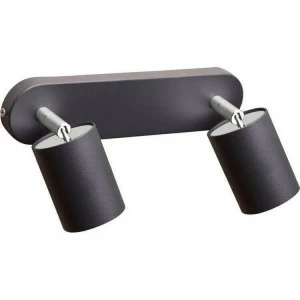 Спот настенный галогеновый на 2 лампы графит Eye Spot 6135 NOWODVORSKI EYE SPOT GRAPHITE 00-3926388 Черный