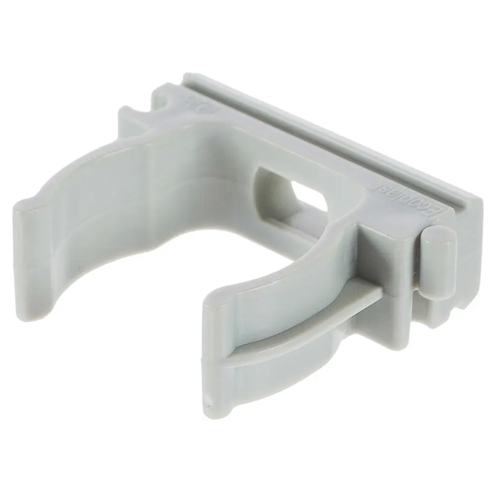 Держатель-клипса для труб Экопласт D25 мм цвет серый 10 шт STLM-2067296