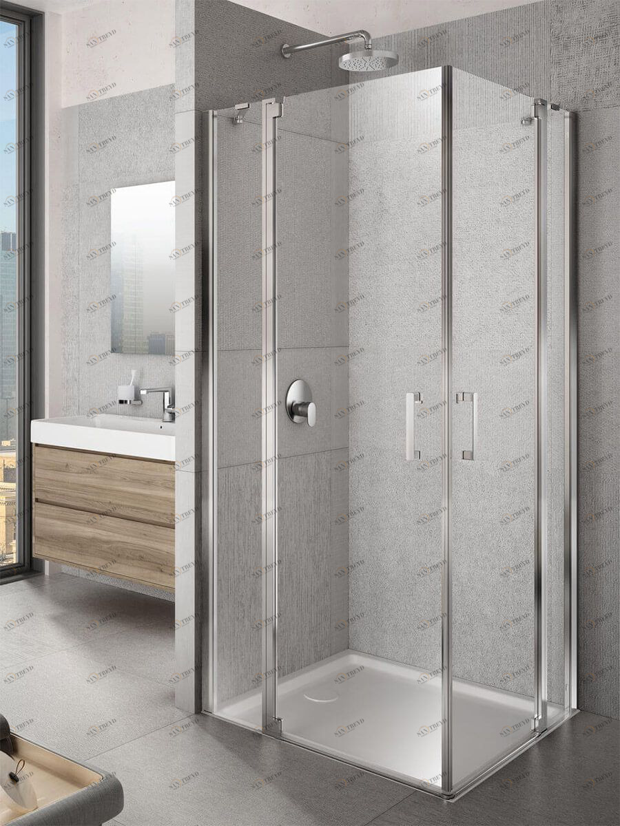 Маятниковая дверь для душевого уголка Provex Jolly JE 2070 JE 05 GL с неподви 2070JE05GL