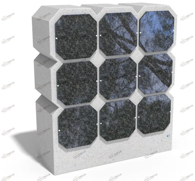 ENCHO ENCHEV - ETE Памятная бетонная стена  207 