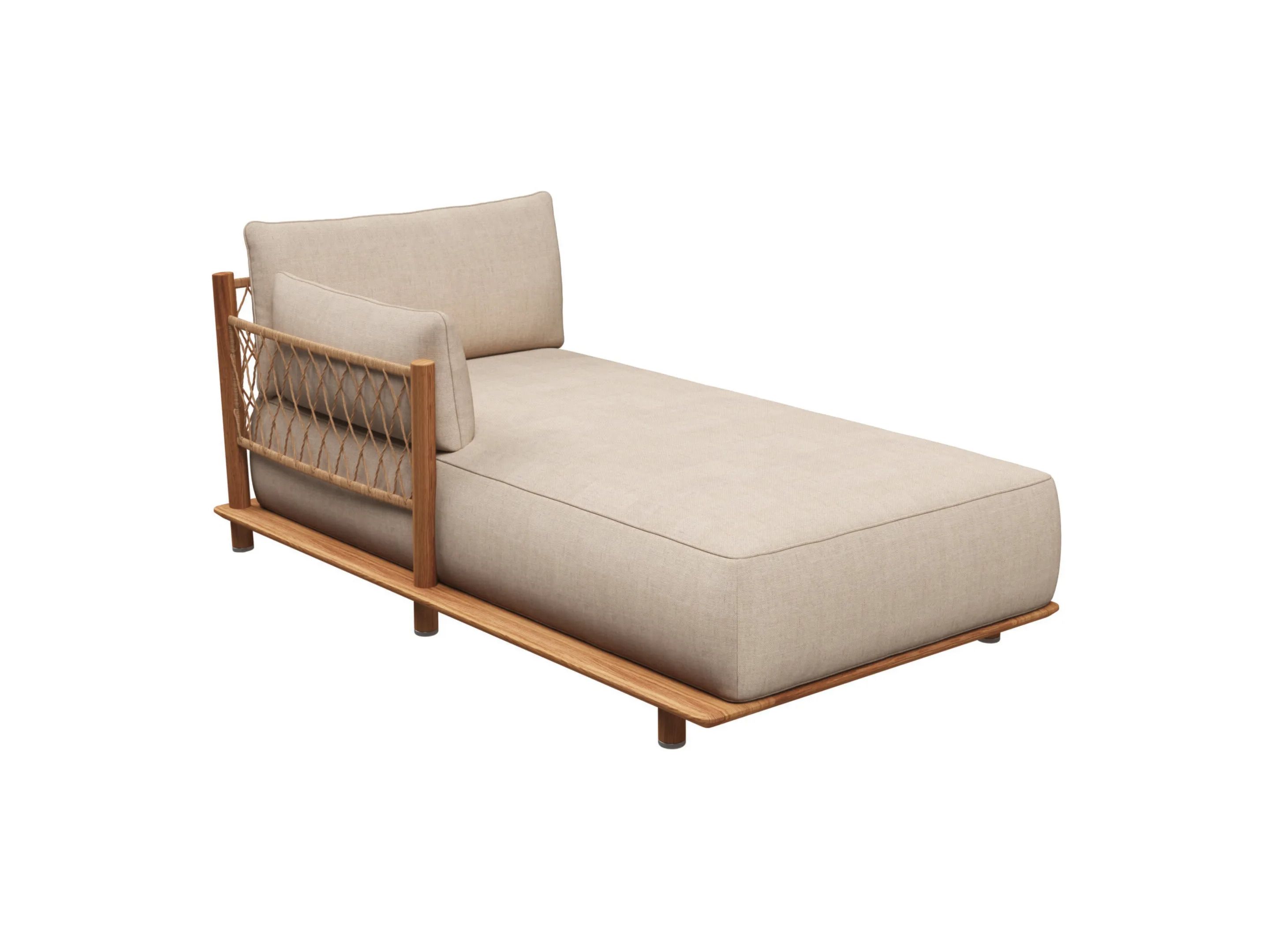 Тканевый модульный садовый диван Gloster Salina ARCH-00009365 - Вид №3