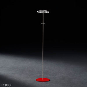 GSTC-BPR Круглая вешалка для одежды, опорная пластина: красная. PHOS