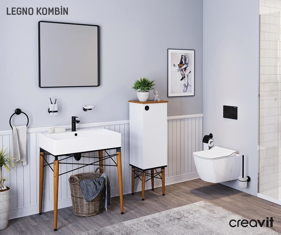 LG0070.01.KN+NX270 Нижний модуль с раковиной Creavit  - Вид №2