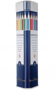 453832 Набор карандашей "Easycolor", 24 цвета Bruno Visconti