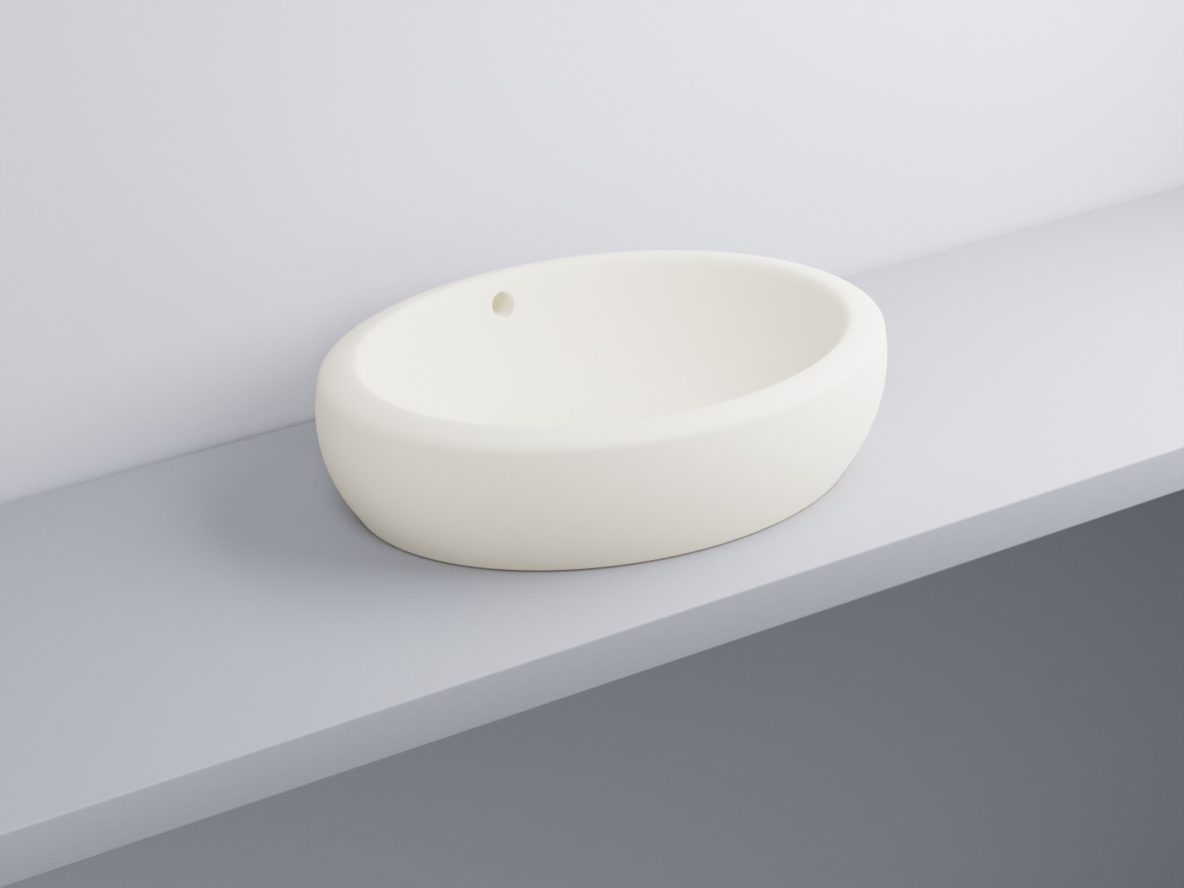 FLLA60-TL Раковина накладная прямоугольная 60 cielo Fluid Ceramica Cielo