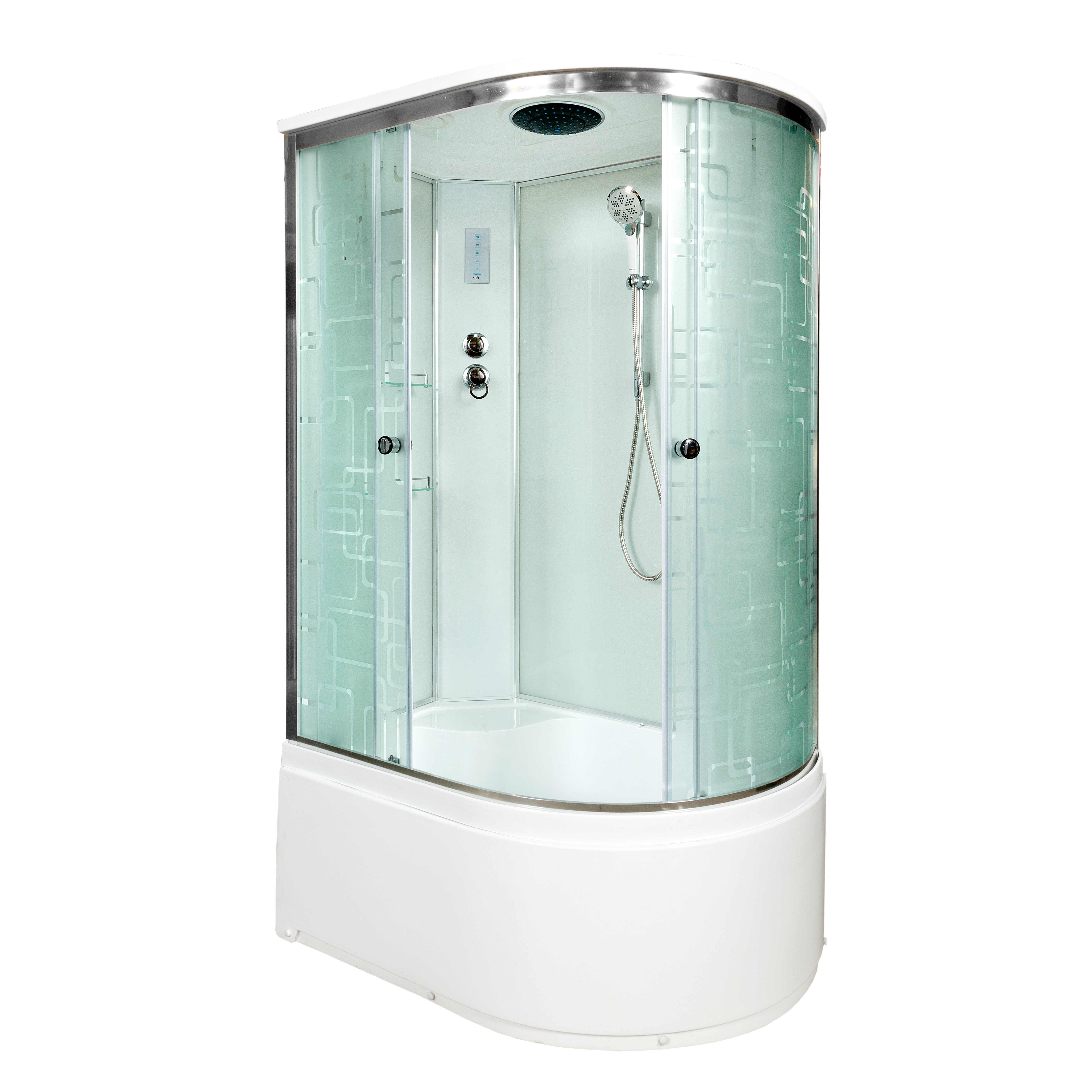 D272S+ эл. L Душевая кабина DETO Серия D ЕМ4512 L с электрикой (эл.) - Вид №1