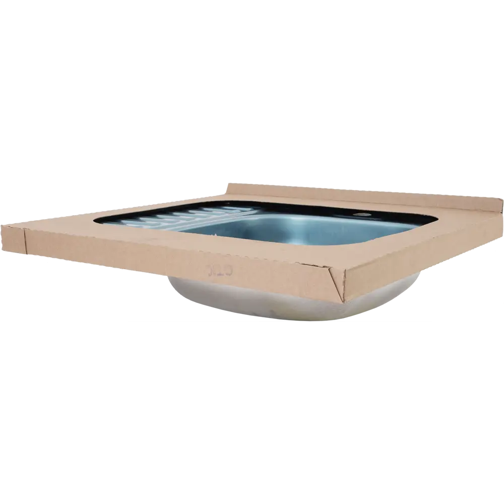 KROMRUS Мойка кухонная накладная S-209 с сушильной зоной 85321914 Мойка накладная STLM-0061352 - Вид №6