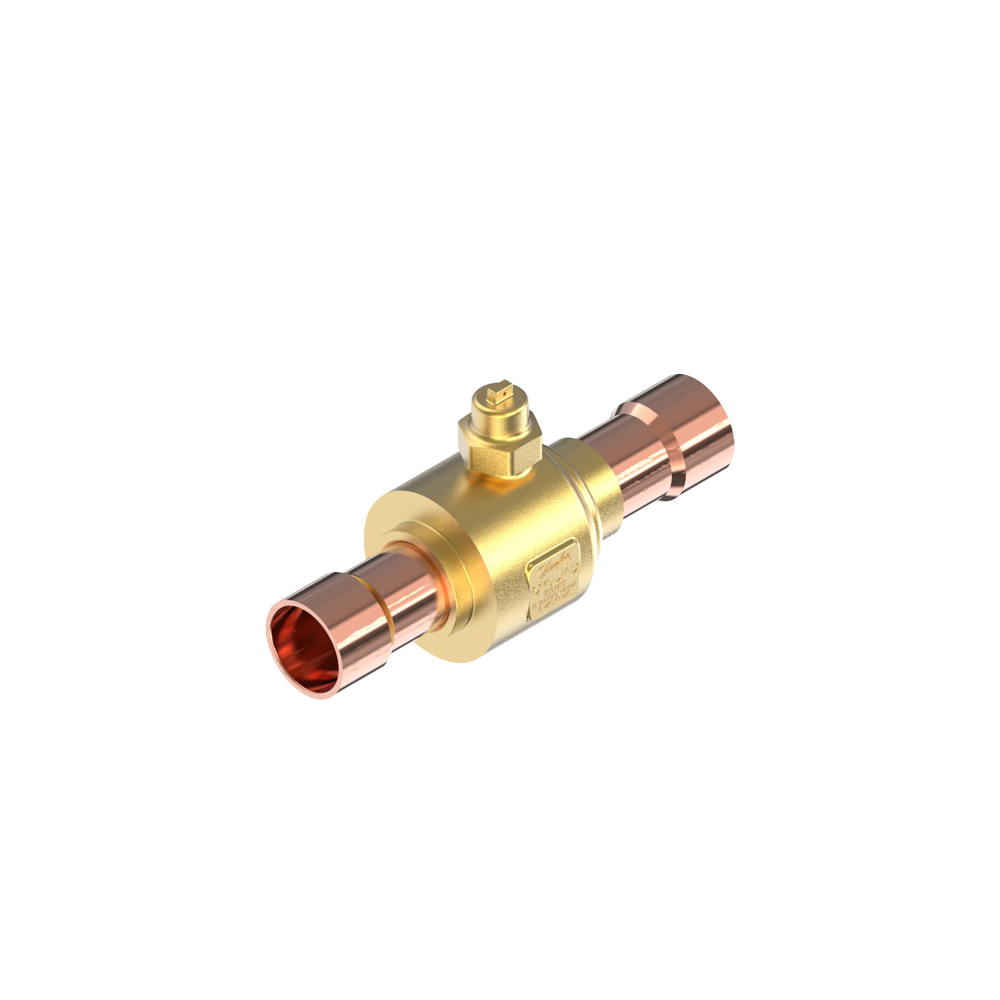 Danfoss GBCT — Запорные шаровые краны для CO2 140 бар GBCT 22s Кран шаровый 009L6420  - Вид №1