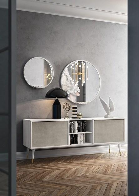 Callesella Arredamenti Зеркало настенное круглое в раме Cocò COCO sun-id-1353077 - Вид №8