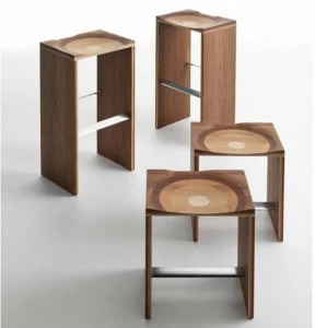 Casamania & Horm Табурет из массива дерева Ripples