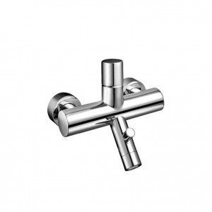 1618  Смеситель из стены для ваннывылет 14 см ручка автоматический переключатель на 2 потока без душевого набора Fantini Rubinetti NOSTROMO