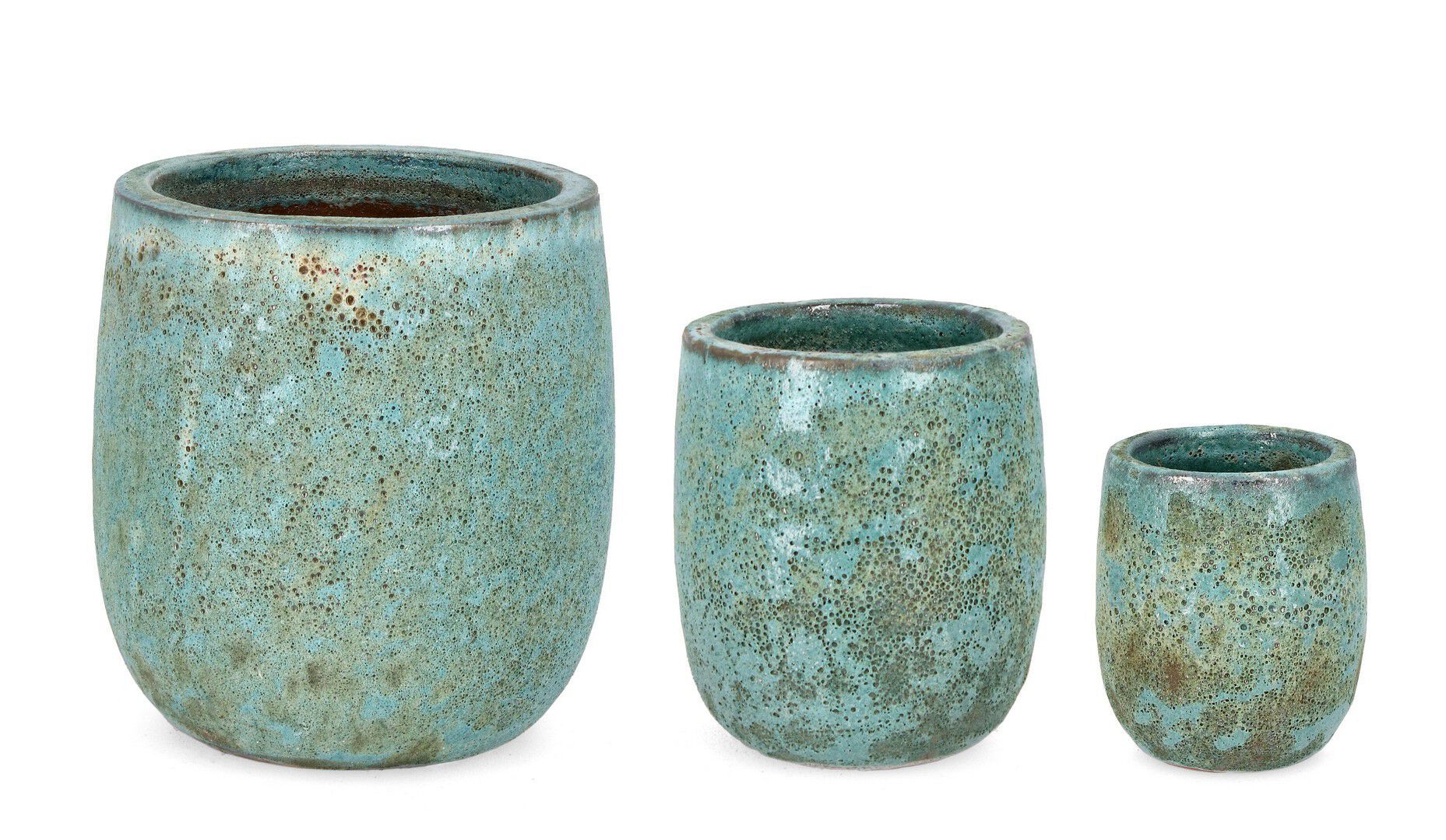 Набор из трех терракотовых Горшков ручной работы BIZZOTTO Duyen ARCH-00044879 - Вид №16