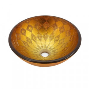 GV-691-19mm Накладная раковина на столешницу  прямоугольная Krausru