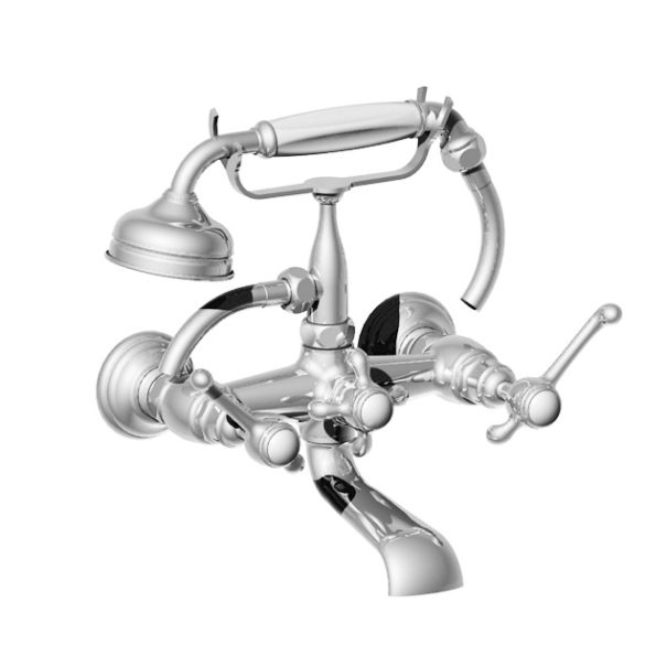 50.424 Настенный смеситель для ванны / душа в сборе HORUS Range Montmartre 