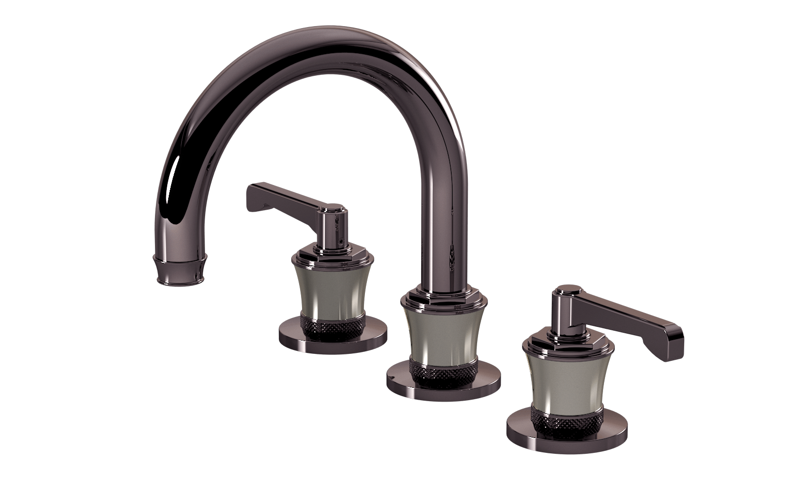 E-11612-R3PN-LM60B-OX Смеситель для умывальника на 3 отвертия GRAFF Vignola