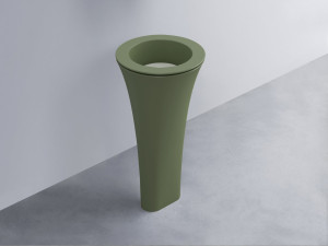 AMLA45-AG+AMPILT-PM+AMCOLT-AG Раковина Amedeo Tondo отдельностоящая cielo Enjoy + Amedeo