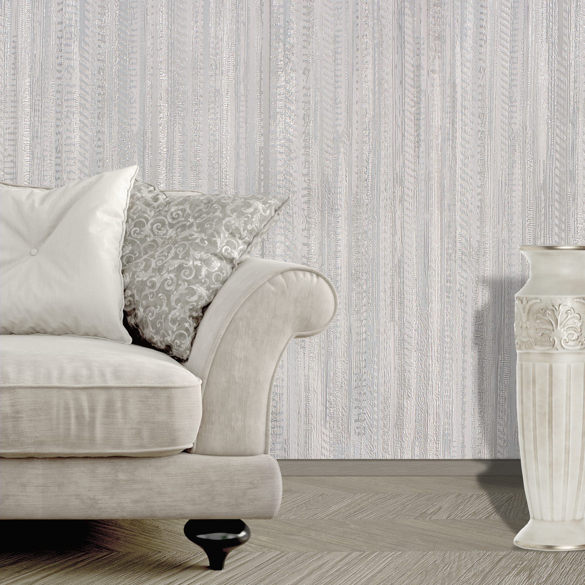 82938334 Обои бумажные 506-07 0.53 м голубые Фазан Santreyd  - Вид №2