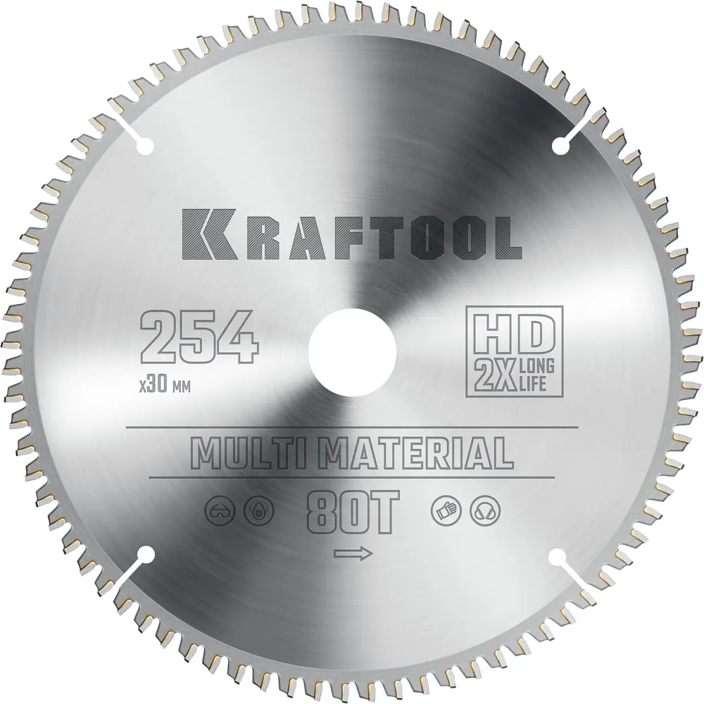 91446556 Диск пильный по алюминию Kraftool 36953-254-30 80Т 254x30x2.2 мм STLM-0845798