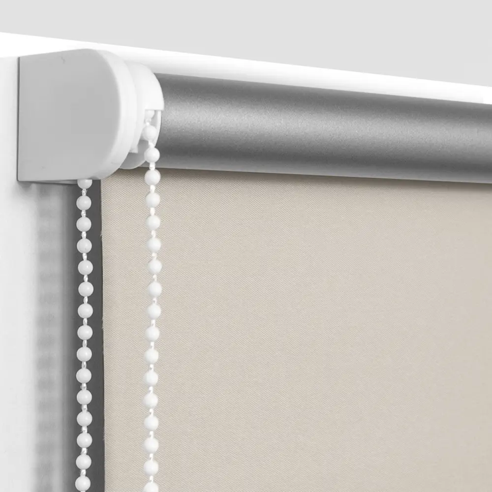 Штора рулонная блэкаут Эскар 70x160 см светло-бежевая Moon 6 BLACKOUT STLM-2114302 - Вид №2