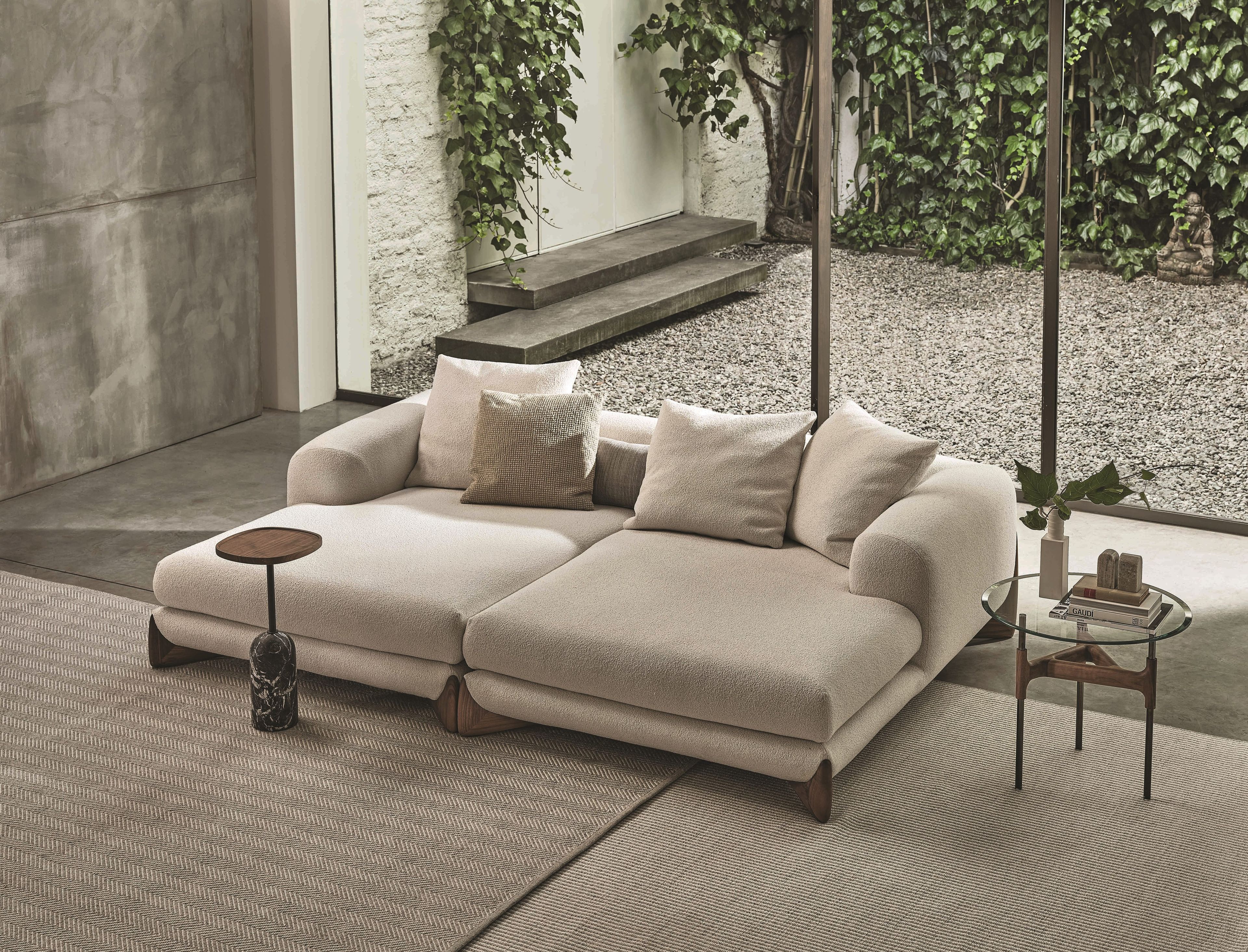 3-местный тканевый диван с полуостровом Porada Soul ARCH-00053880