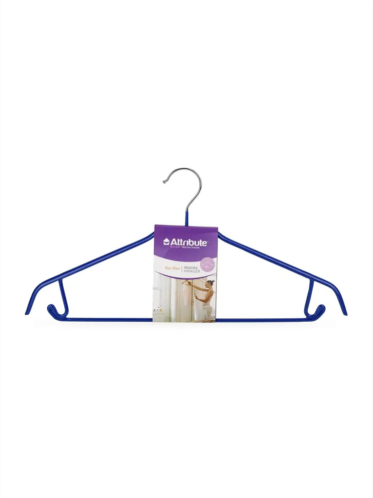 91600525 Плечики Attribute hanger 3x25x43 см металл и ПВХ цвет синий STLM-1085392