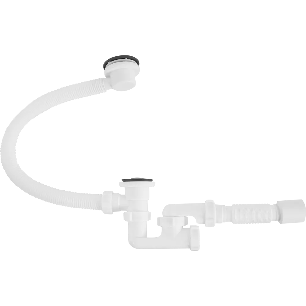 Сифон для ванны Ани Пласт с выпуском 230 мм ø70 мм клик-клак STLM-2106733 - Вид №1