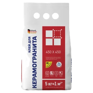 Клей для керамогранита Plitonit 45х45 см 5 кг