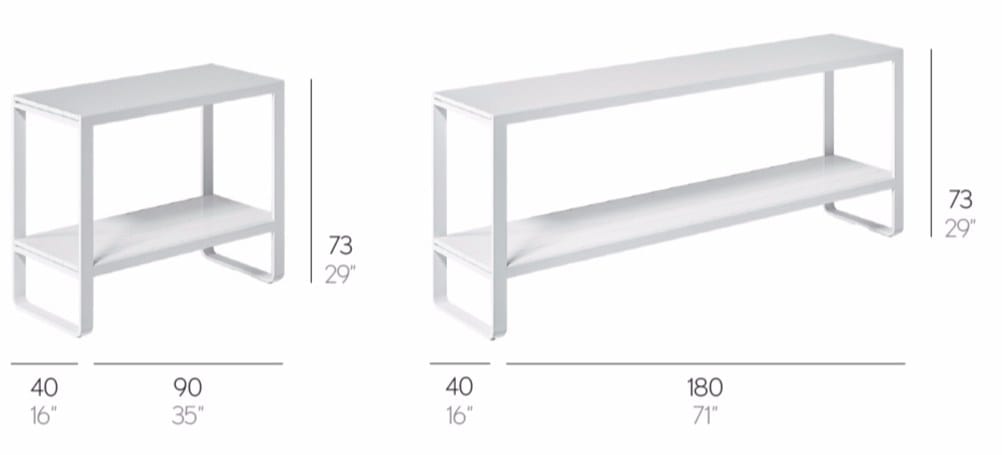 Термокрытая алюминиевая полка GANDIABLASCO ARCH-00080867 - Вид №3