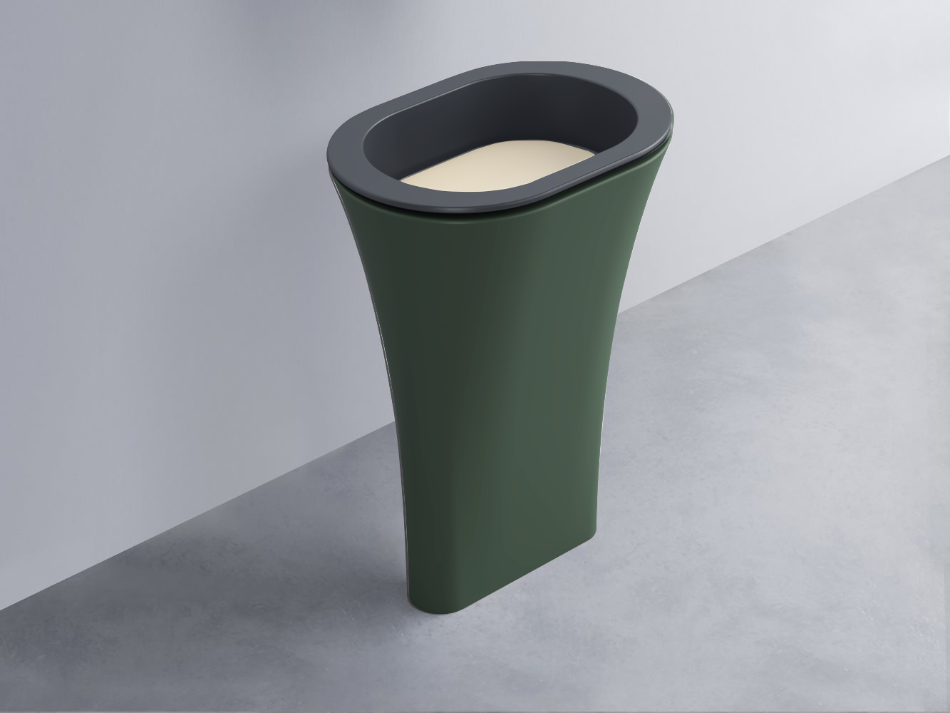 AMLA65-BA+AMPILO-LN+AMCOLO-MU Раковина Amedeo Ovale отдельностоящая cielo Enjoy + Amedeo Ceramica Cielo