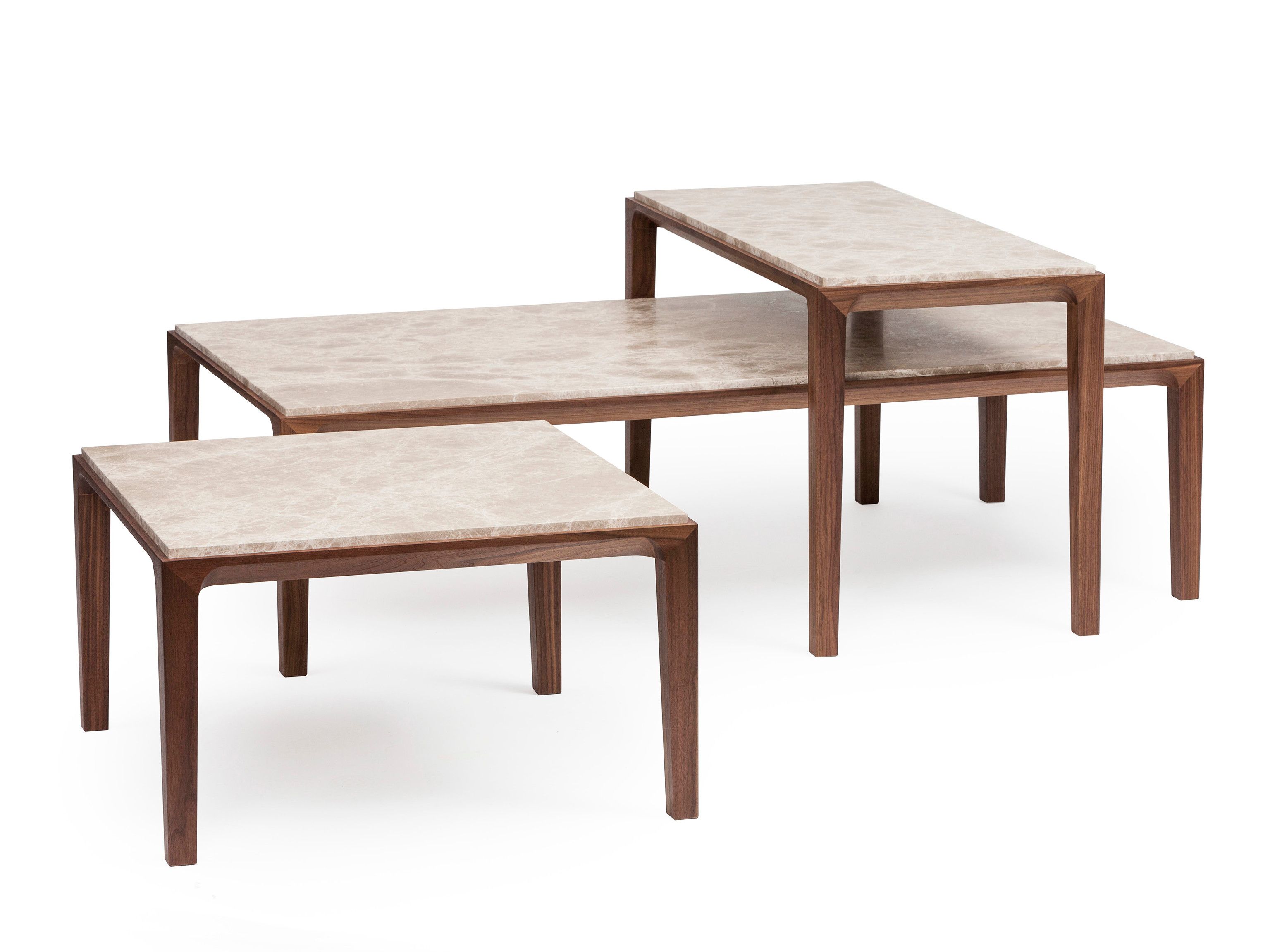 Мраморный низкий журнальный столик Linteloo Miles ARCH-00008245