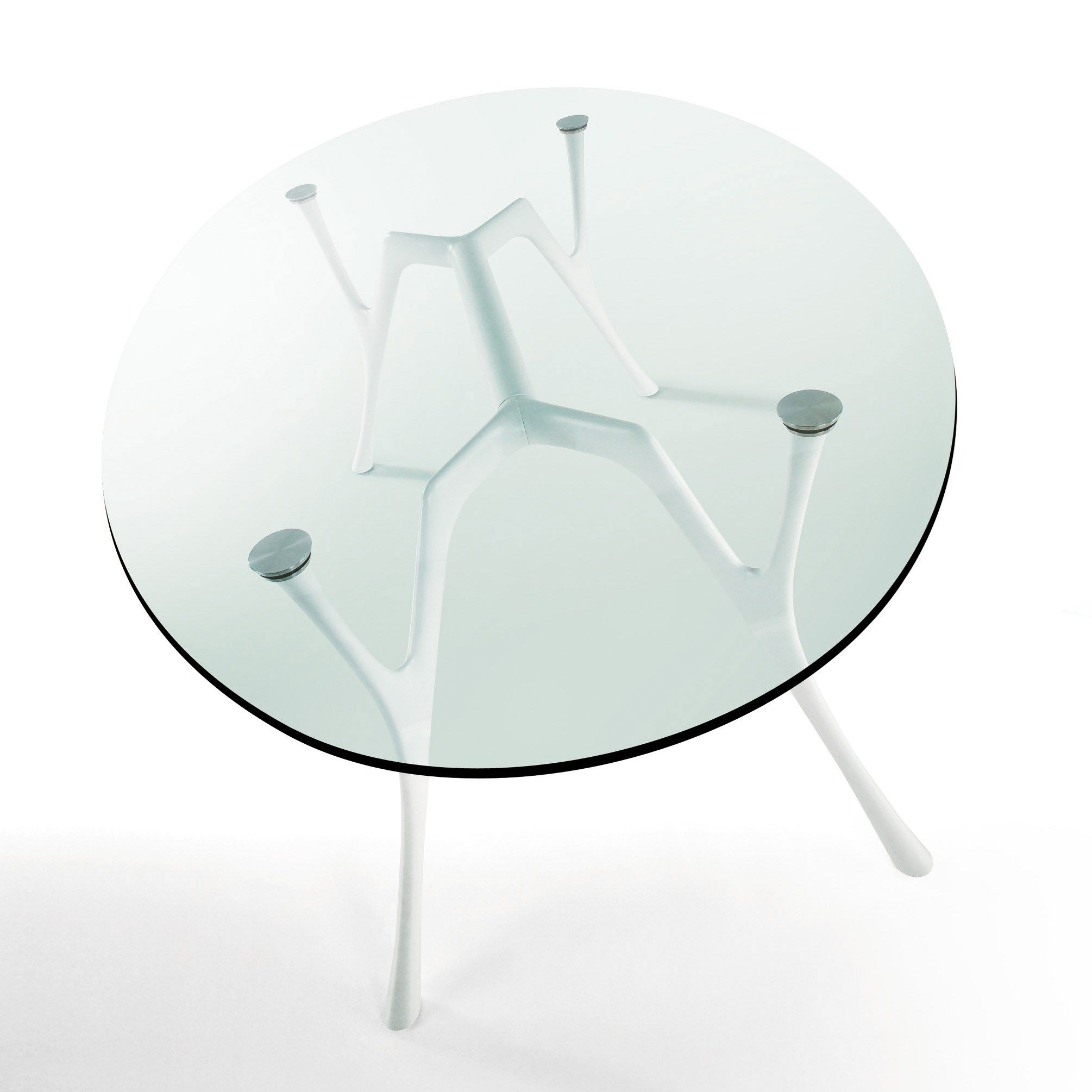 Овальный стол из стали и стекла Caimi Brevetti ARCH-00077640 - Вид №3