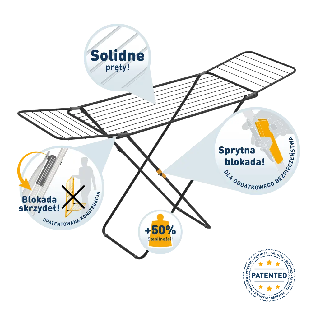 Сушилка для белья напольная Sussi 18 м RÖRETS STLM-2066189 - Вид №6