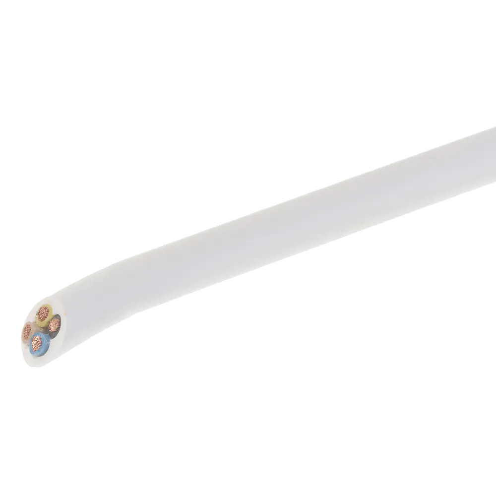 Провод Камит ПВС 4x2.5 20 м ГОСТ цвет белый STLM-2091552 - Вид №2