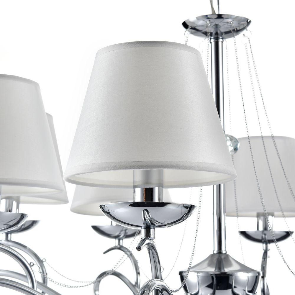 Подвесная люстра Freya Haley FR2909-PL-08-CH FREYA ДИЗАЙНЕРСКИЕ, HALEY 186735 Белый  - Вид №2