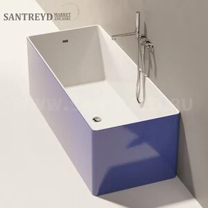 Ванна свободностоящая WASH 170 см синяя