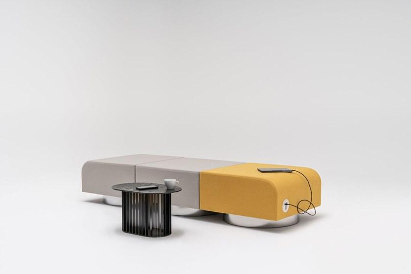 MDD Низкий овальный журнальный столик из мдф Roll Rls01 - Вид №2