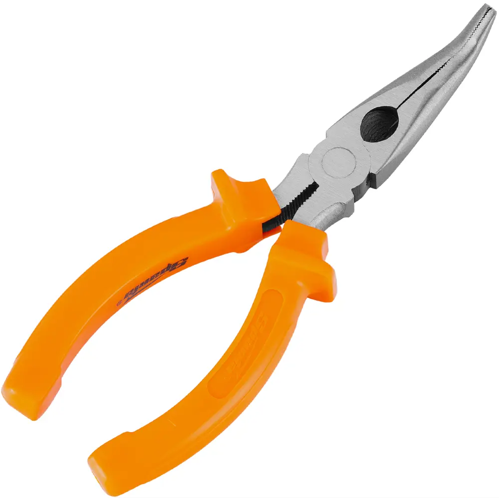 Длинногубцы изогнутые Sparta 17411 для точных монтажных работ 89406388 STLM-1572745 - Вид №1