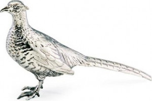 10546828 Odiot Фигурка Odiot "Фауна и флора.Фазан" 7,5см (серебро 925) Серебро 925