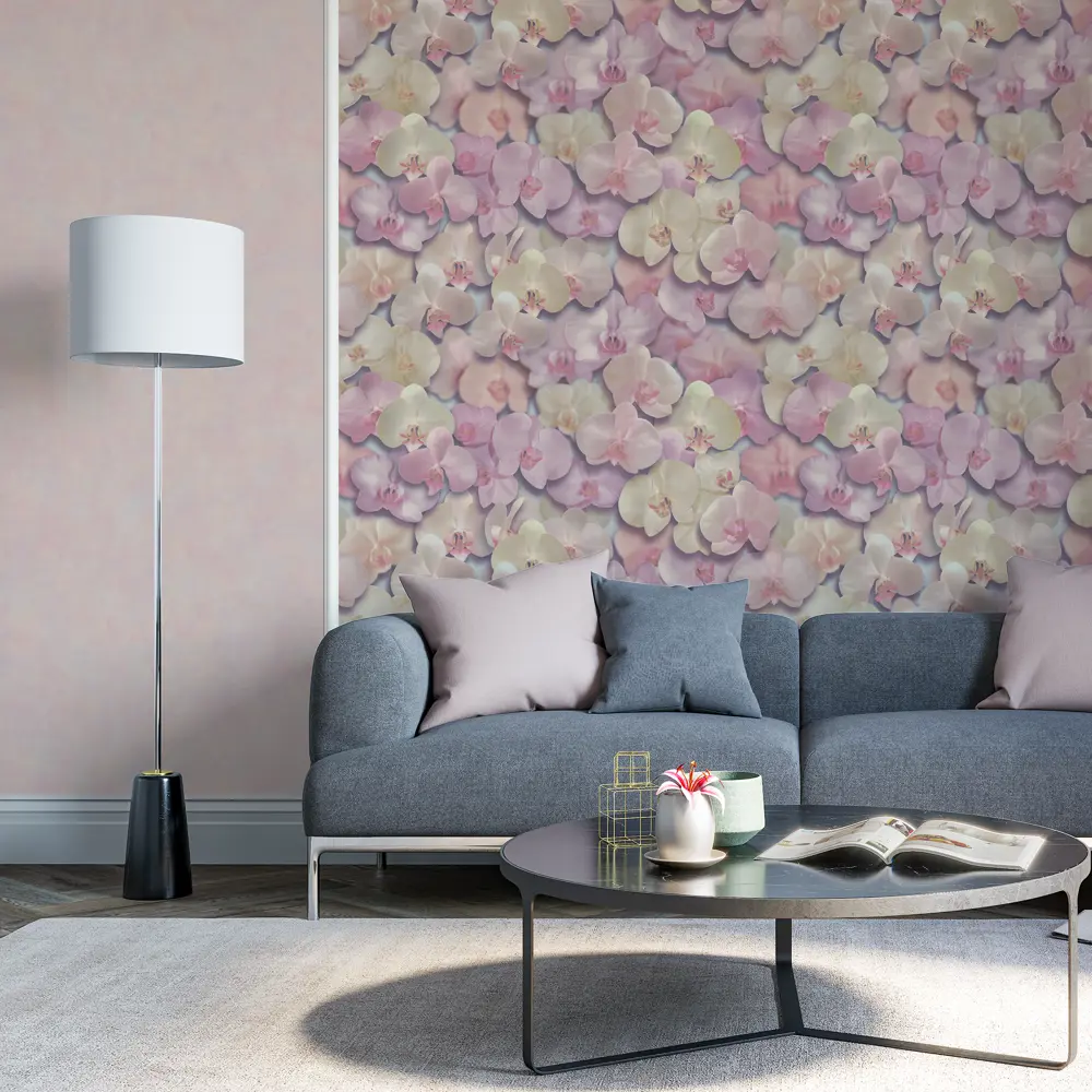 Обои флизелиновые Home Color Orchid розовые 1.06 м HC71422-25 82912561 STLM-2172738 - Вид №2
