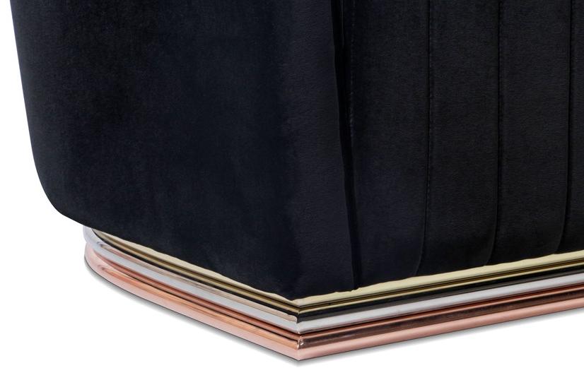 KOKET Мягкое бархатное кресло с подлокотниками Mia sun-id-1500205 - Вид №5