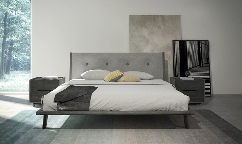 Huppé Кровать двуспальная из березы с тафтинговым изголовьем Miles 9849-20-53-21ub HUPPE - Вид №3