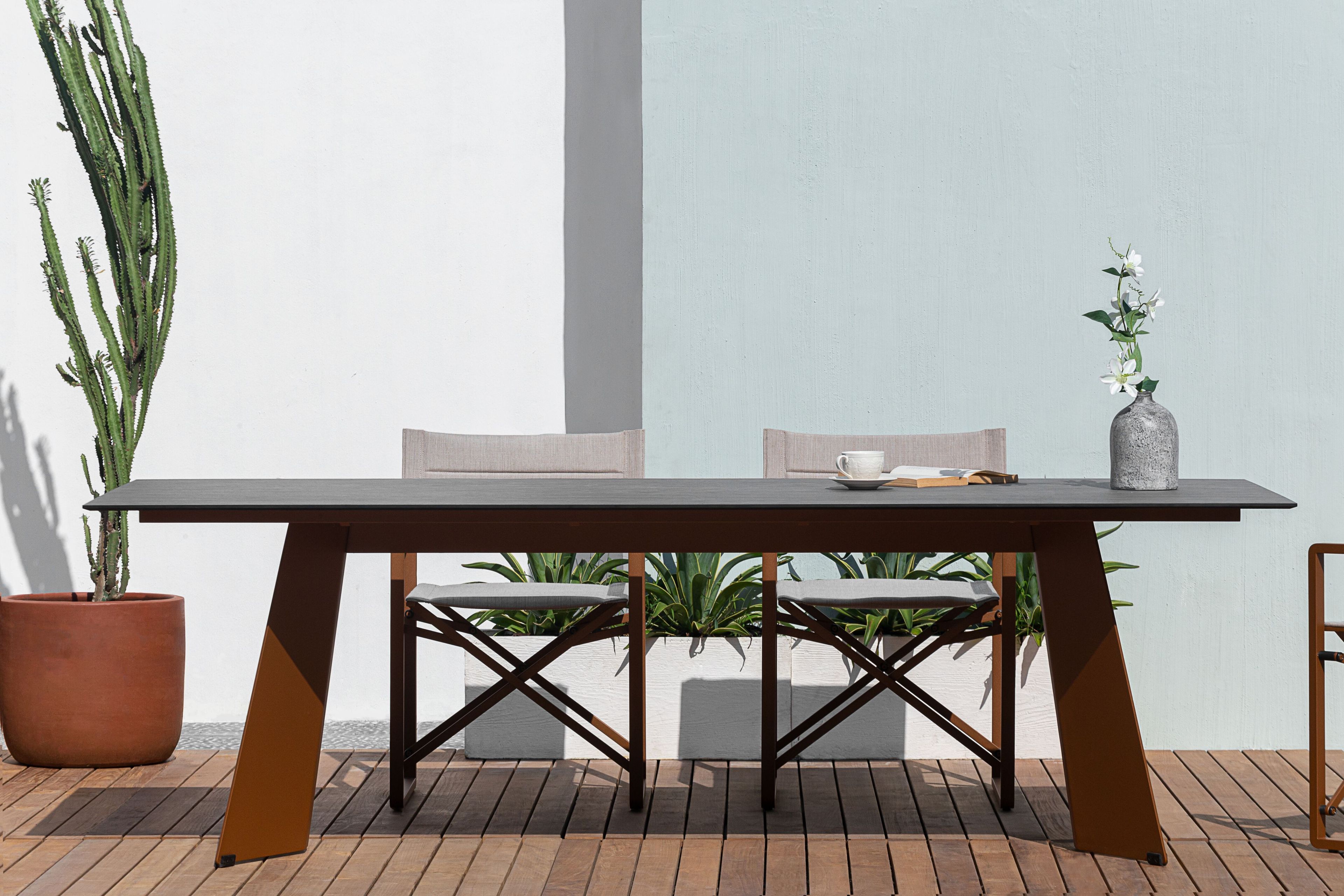 Складной стул директора с подлокотниками из тикового дерева MAMAGREEN Prado ARCH-00139055 - Вид №4