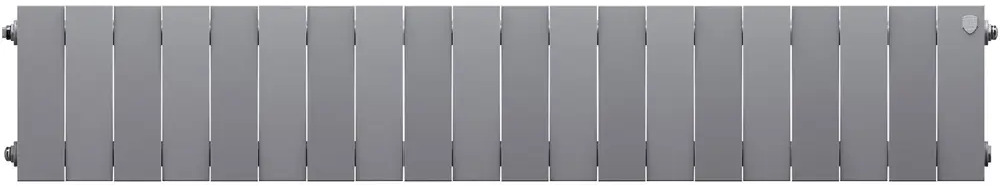 86733731 Радиатор секционный Royal Thermo Pianoforte 200/100 20 секций боковое подключение биметалл серый STLM-0071103