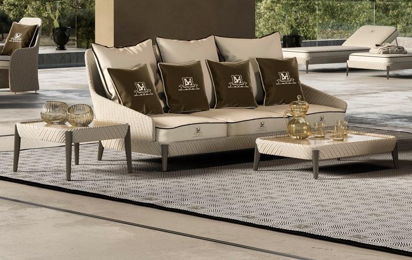 Samuele Mazza Outdoor Низкий садовый стол из смолы Aralia sun-id-1490493 - Вид №4