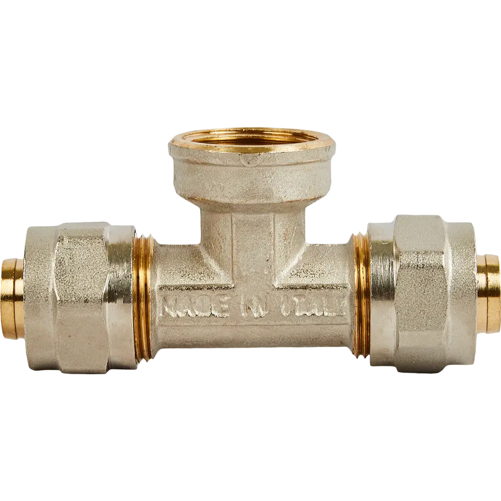 Тройник обжимной Stout 3/4"×20 мм для систем водоснабжения 82306107 STLM-1452676 - Вид №5