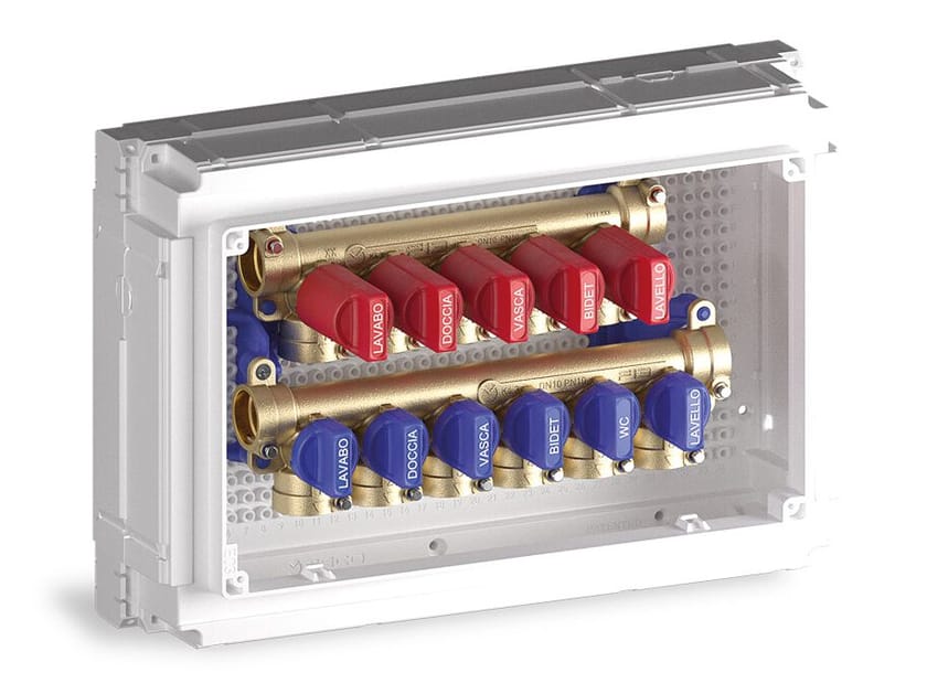 5 + 4 и 6 + 5 выходов утопленный мульти отсек санитарный коллектор комплект TECO K4 ARCH-00146764