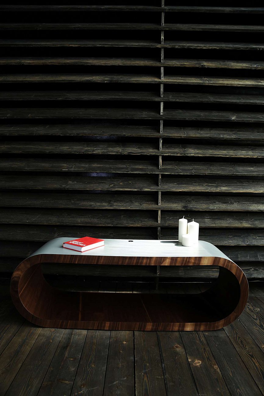 Тумба под телевизор дизайнерская орех "Цикл" от Odingeniy ODINGENIY ЦИКЛ 178284 Коричневый  - Вид №5